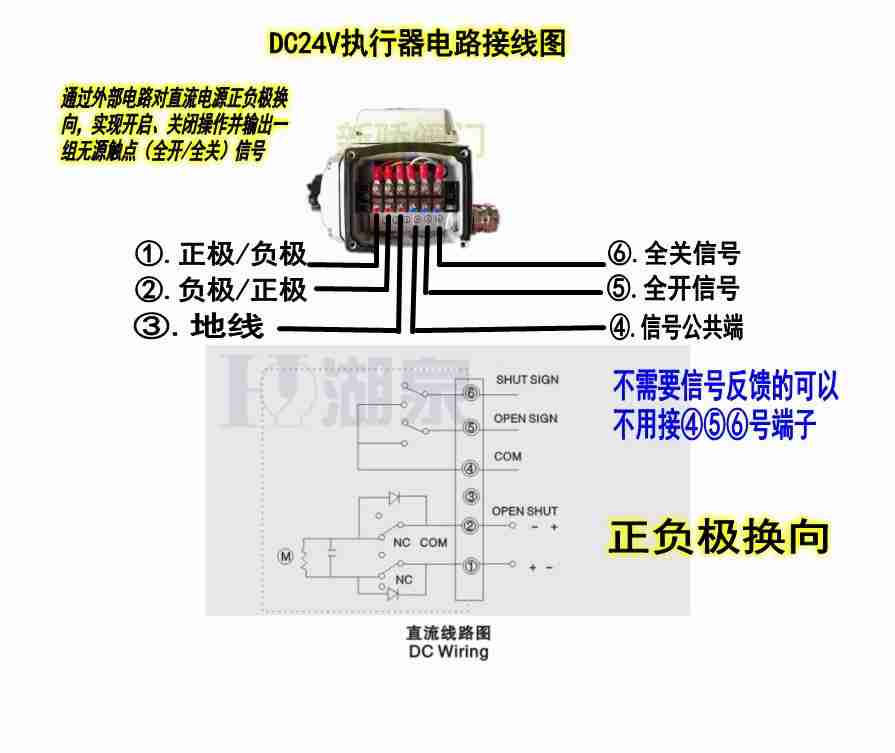 電動(dòng)球閥接線圖